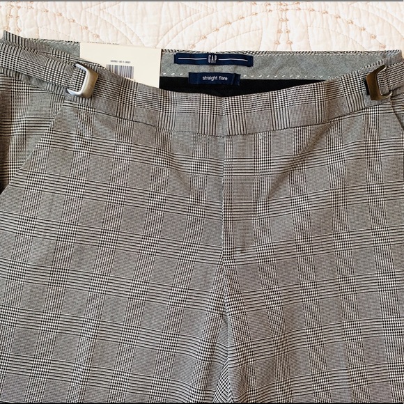GAP Straight Flair Houndstooth Pants New With Tag - Picture 5 of 15